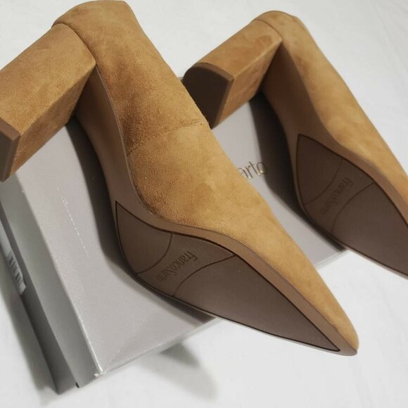 Franco Sarto Palma Women shoes Tan Suede Classic Pumps - Picture 5 of 9